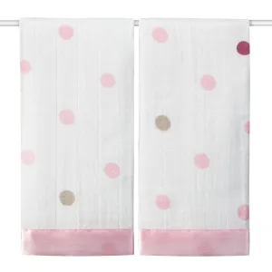 Aden and Anais - Security Blankets Comforter - Heart Breaker (set of 2)
