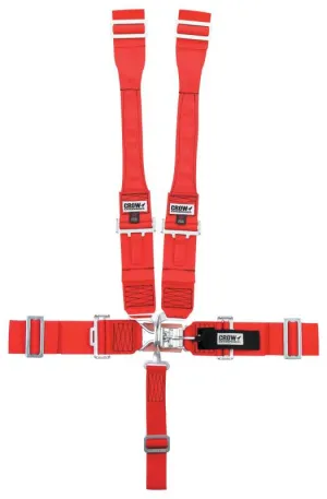 Crow Standard 3" Latch & Link w/ Dog Bone Harness - Red