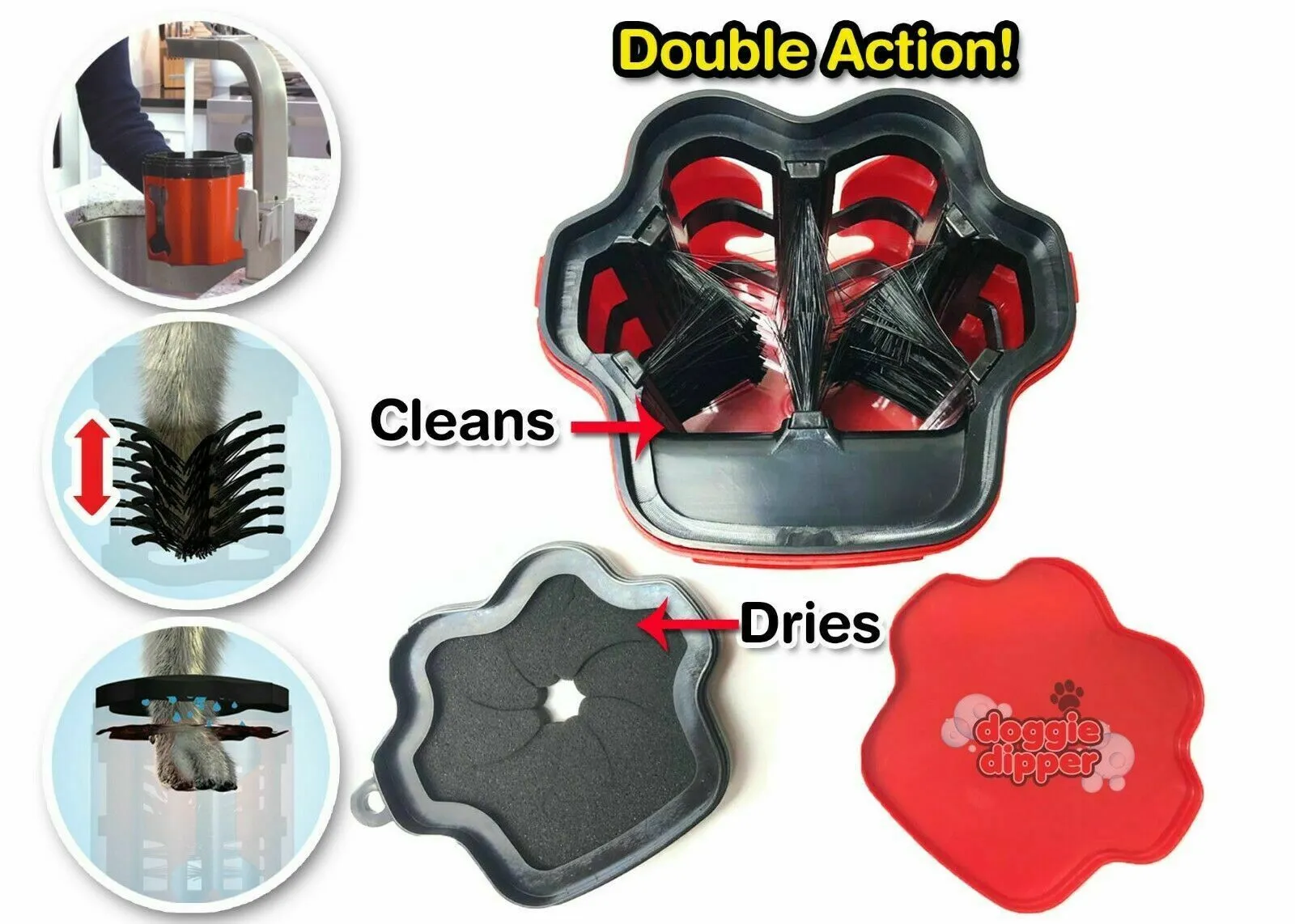 Doggie Dipper - Portable Paw Cleaner
