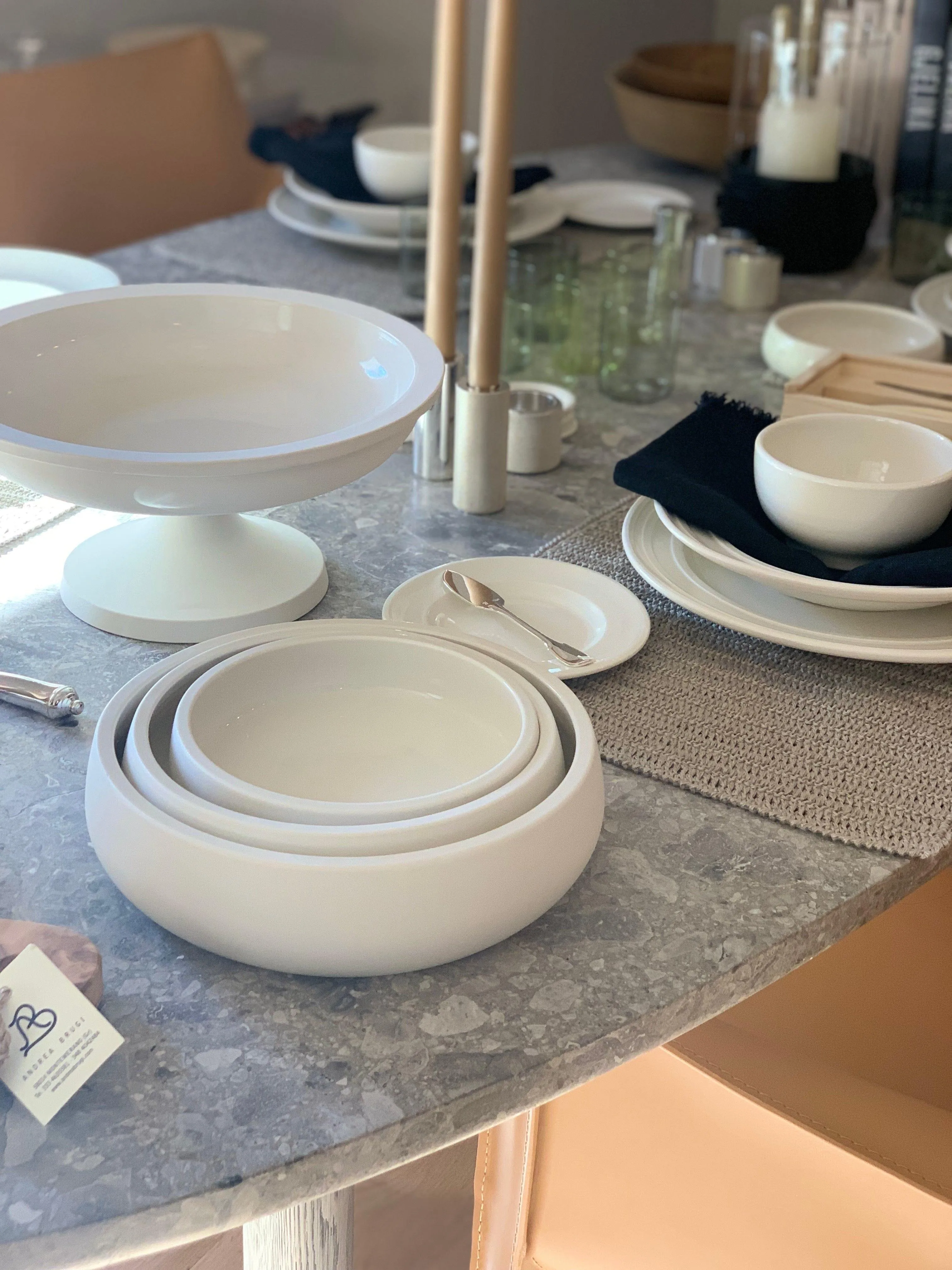 Flat Nesting Bowls- Set of Three by John Julian