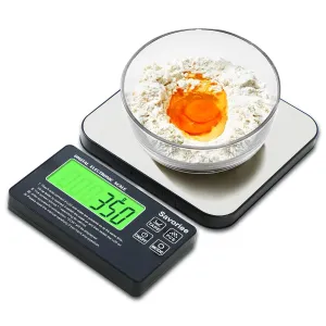 Food Scale, 2024 Newly Split Designed 33lb Digital Kitchen Scale with 7 Units Tare Function & LCD Display,1g Precise Graduation Food Scale Weight for Baking/Cooking/Dieting/Meal Prep (Silver)