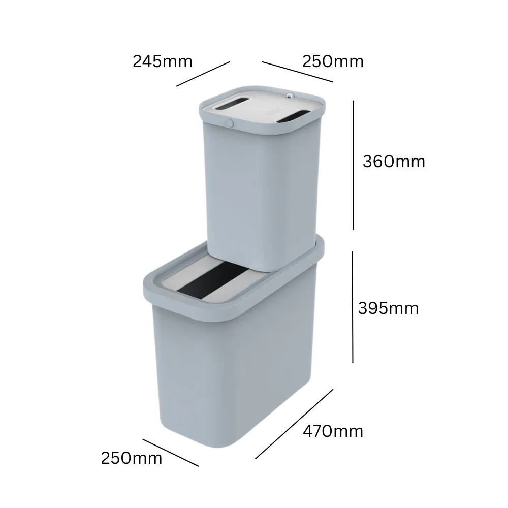 Joseph Joseph Collector and Caddy Set - 46 Litre