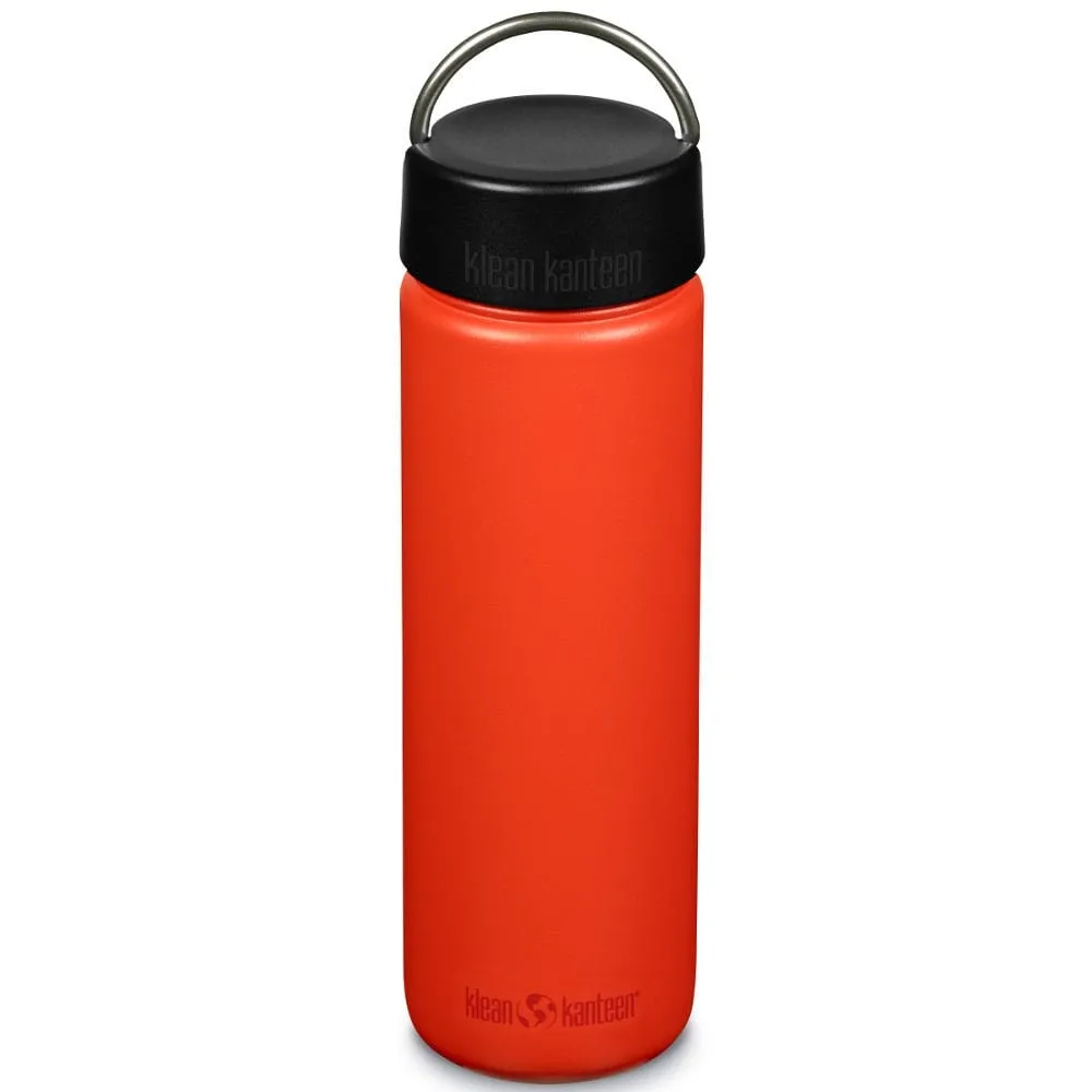 Klean Kanteen 27oz 800ml Wide Water Bottle with Loop Cap - Tiger Lily