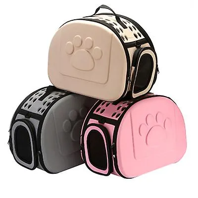 L 42*35*26cm pink Outdoor portable foldable pet cat bag AZ13008