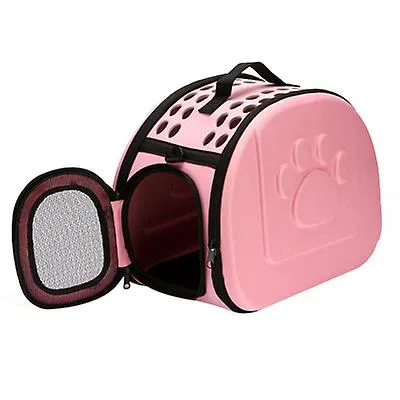 L 42*35*26cm pink Outdoor portable foldable pet cat bag AZ13008