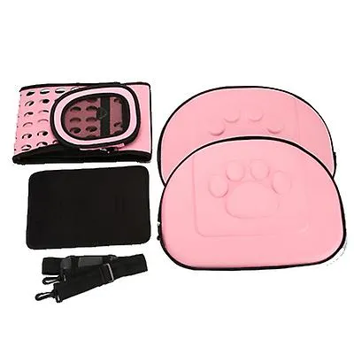 L 42*35*26cm pink Outdoor portable foldable pet cat bag AZ13008