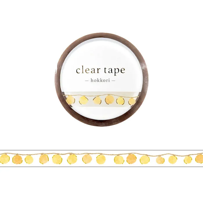 Light Bulb PET Clear Tape