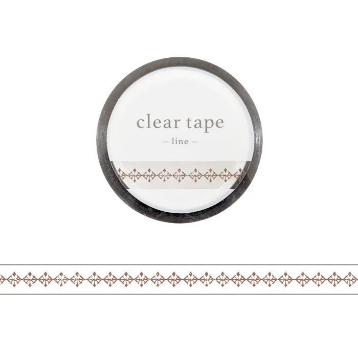 Line Chain PET Clear Tape