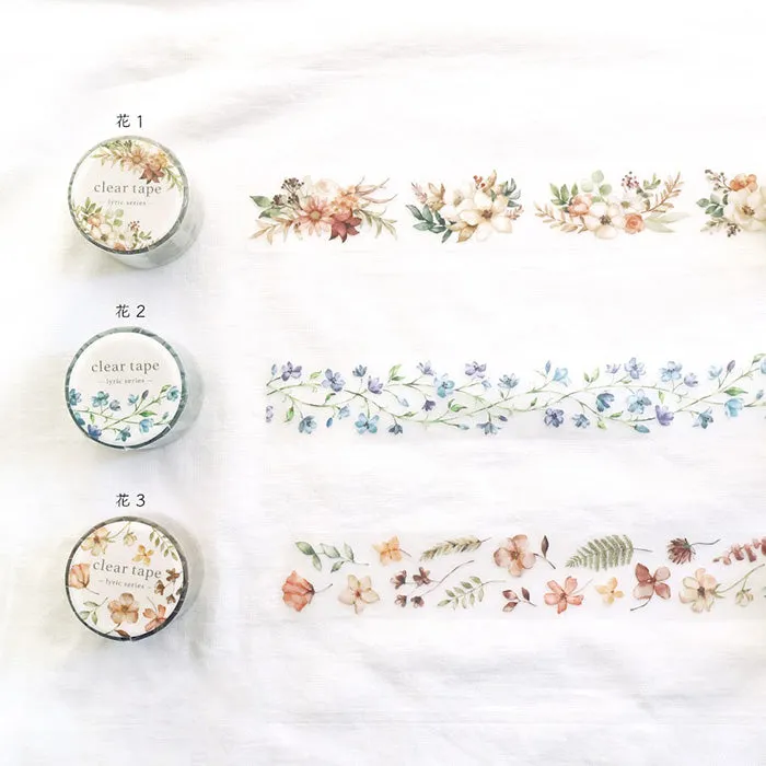 Lyric Flower 3 PET Tape