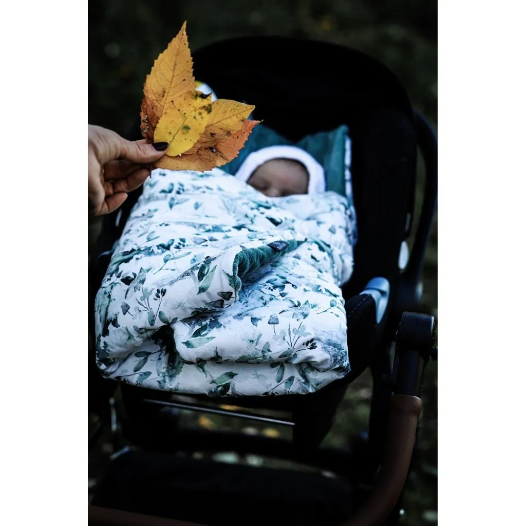 Makaszka Car Seat Blanket (Sage Green)