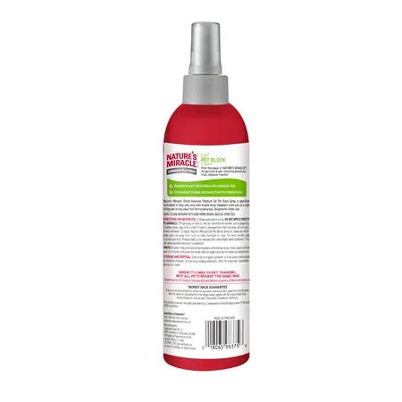 Nature's Miracle Advanced Platinum Cat Pet Block Repellent Spray 236mL