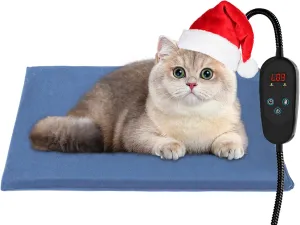 Outdoor Cat Warmer with Timer - Heated Pad for Indoor & Outdoor Use, Ideal for Feral Cats