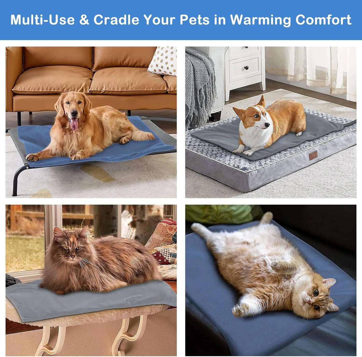 Outdoor Cat Warmer with Timer - Heated Pad for Indoor & Outdoor Use, Ideal for Feral Cats