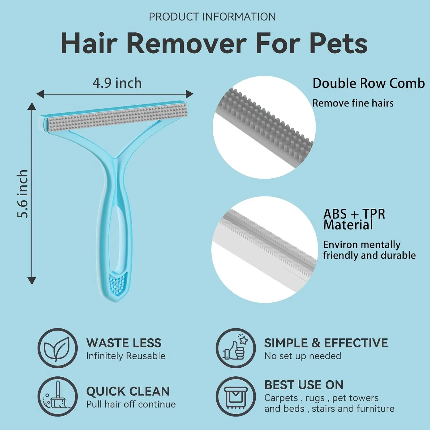 Pet Hair Remover, Dog Cat Hair Remover,Lint Remover