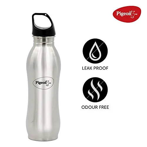 Pigeon By Stovekraft Bling Stainless Steel 750 ml Water Bottle- plastic free water bottle for office and school