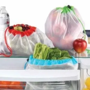 Produce Bags Reusable, Set of 6