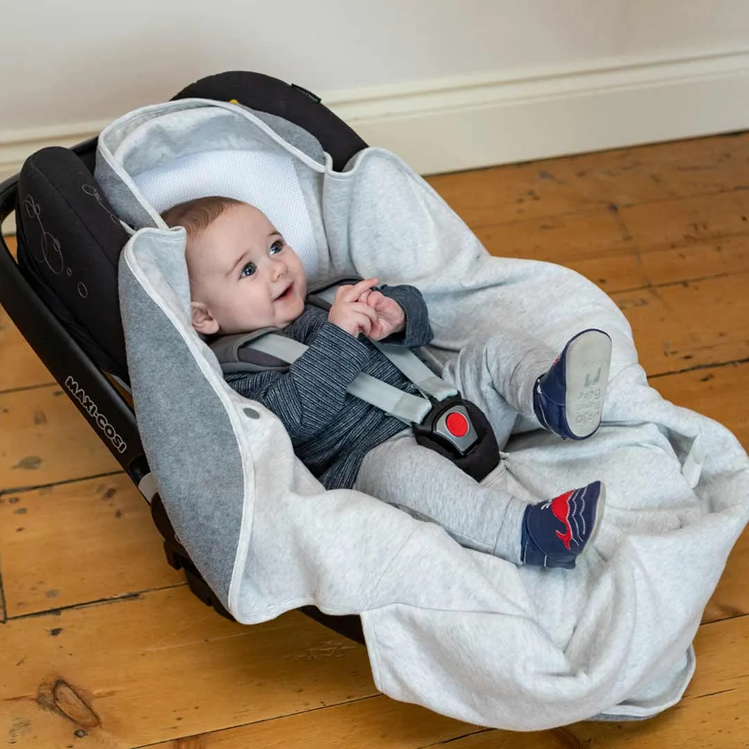 Purflo Cosy Wrap Travel Blanket - Minimal Grey