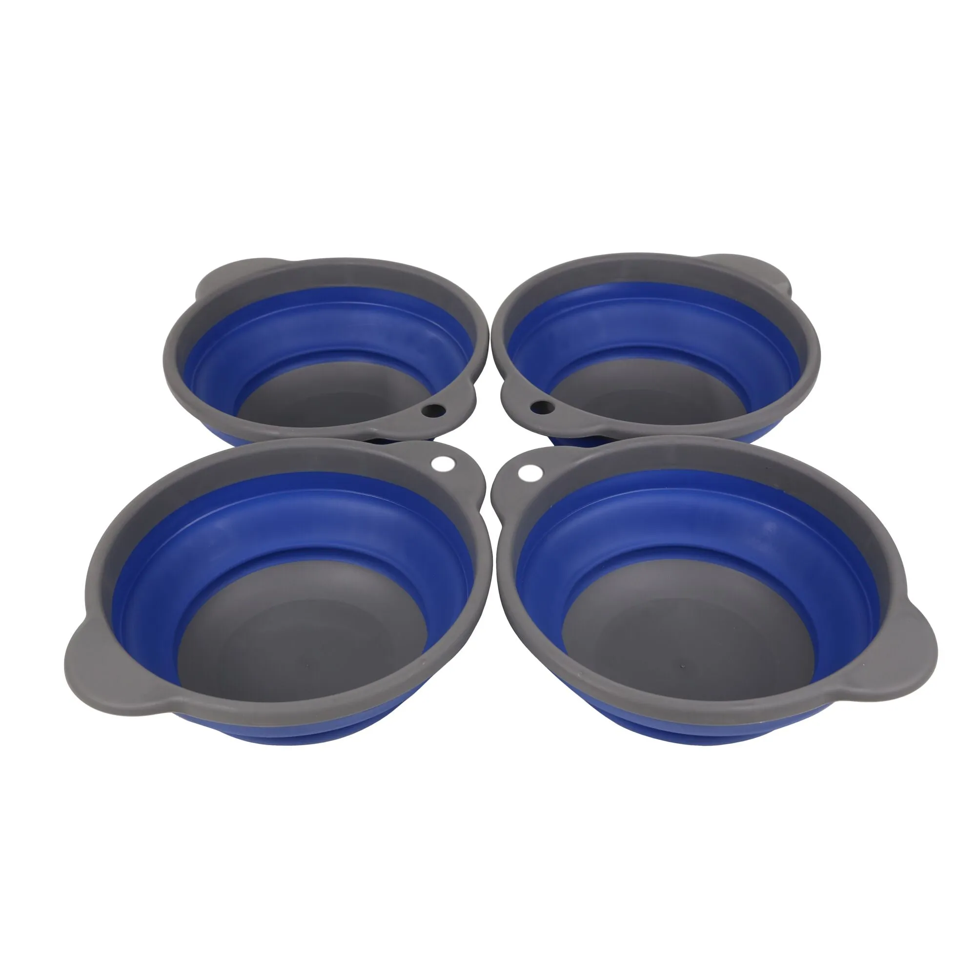 Regatta 4 Pack Rubber Folding Bowls