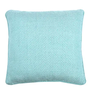 Resploot Pillow - Square - Teal Snakeskin - 50 x 50 cm (19.5 x 19.5 in) SALE