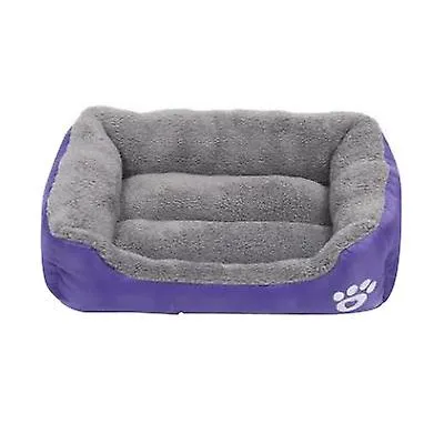 S 43*32cm purple Pet cat, dog bed, soft and comfortable pet nest AZ21809