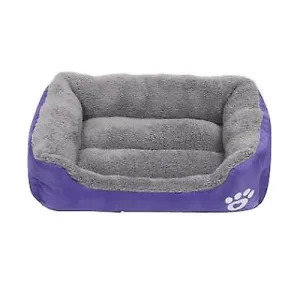 S 43*32cm purple Pet cat, dog bed, soft and comfortable pet nest AZ21809