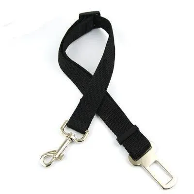 Safety Belt Nylon Pets Dog Cat Seat Lead Leash Adjustable