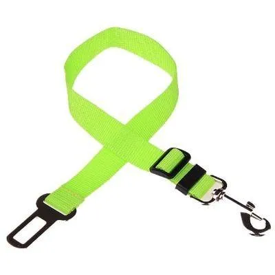 Safety Belt Nylon Pets Dog Cat Seat Lead Leash Adjustable