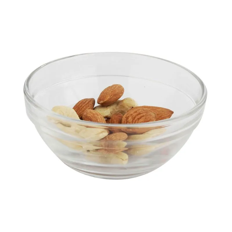 Stackable Bowls Clear Glass Tableware | Set of 6