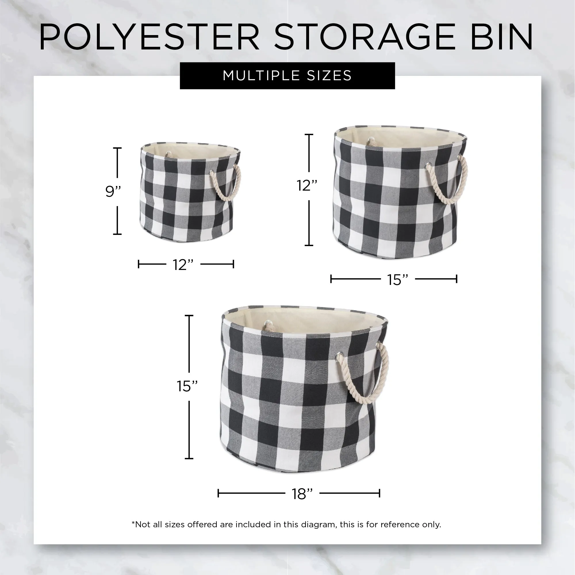 Storage Bin, Lattice Paw Print, Nautical Blue, Small Round - 12x9"