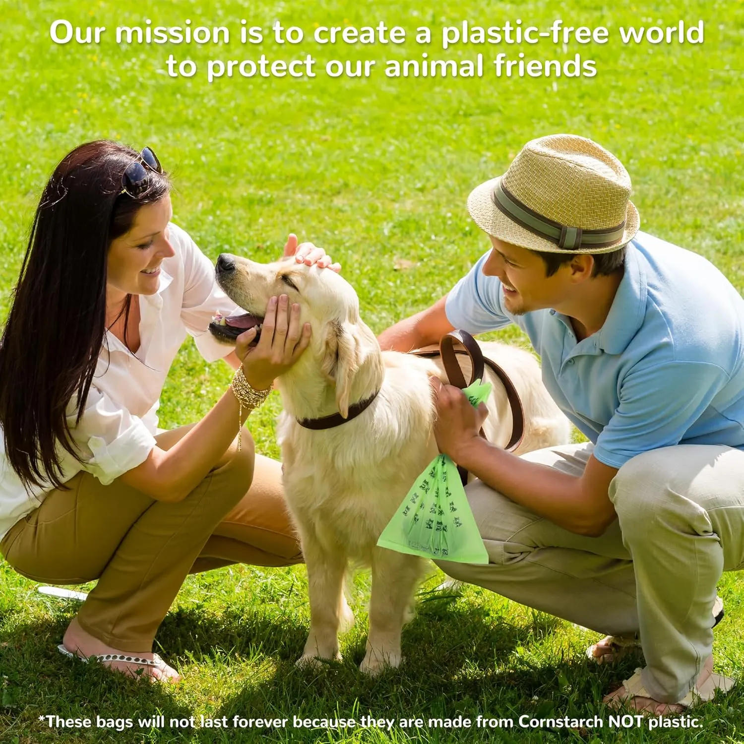 Tear-Free Biodegradable Poop Bags for Dogs,240 Compostable Dog Waste Bags Rolls,Eco-Friendly,Extra Thick,Leakproof,Unscented,Plant-based,ASTM D6400 & EN 13432 Compliant,Dark Green