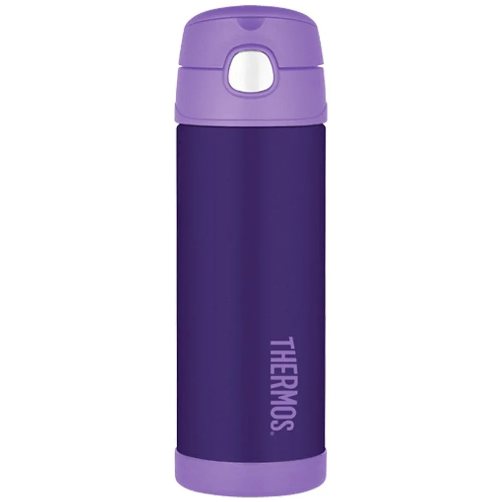 Thermos FUNtainer Insulated Stainless Steel Water Bottles 470ml - Purple