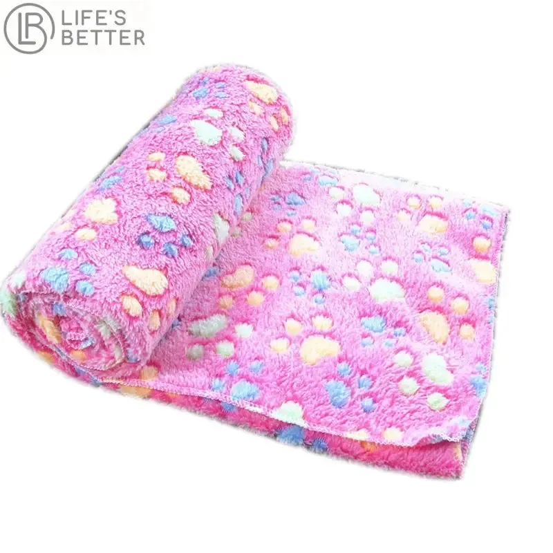 Warm Fleece Pet Blanket for Dog or Cat