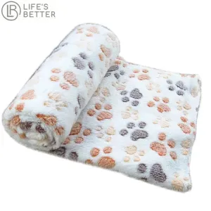 Warm Fleece Pet Blanket for Dog or Cat