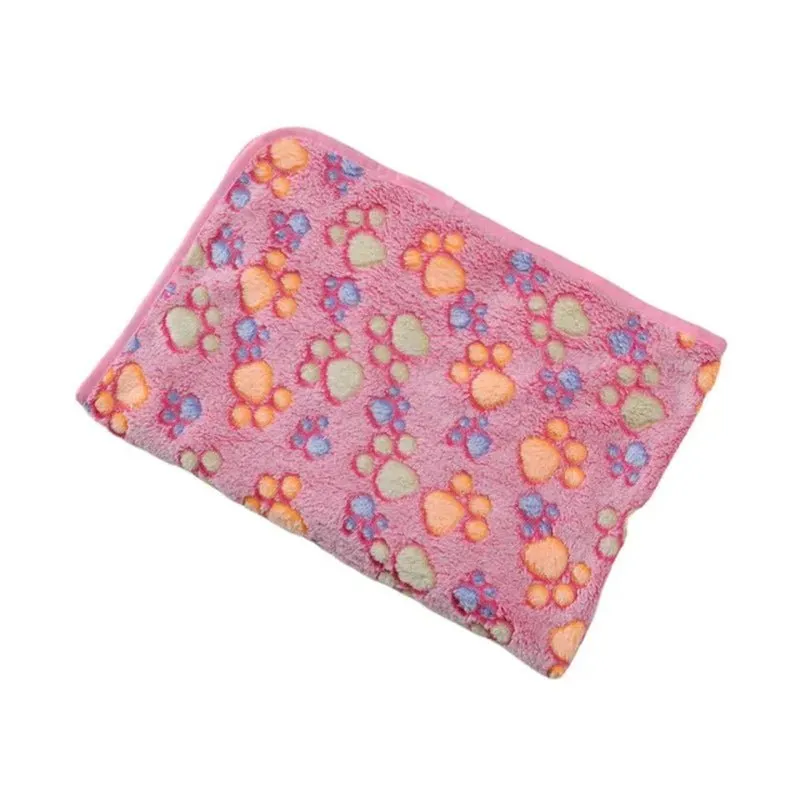 Warm Soft Pet Blanket: Plush Sleeping Mat for Dogs and Cats