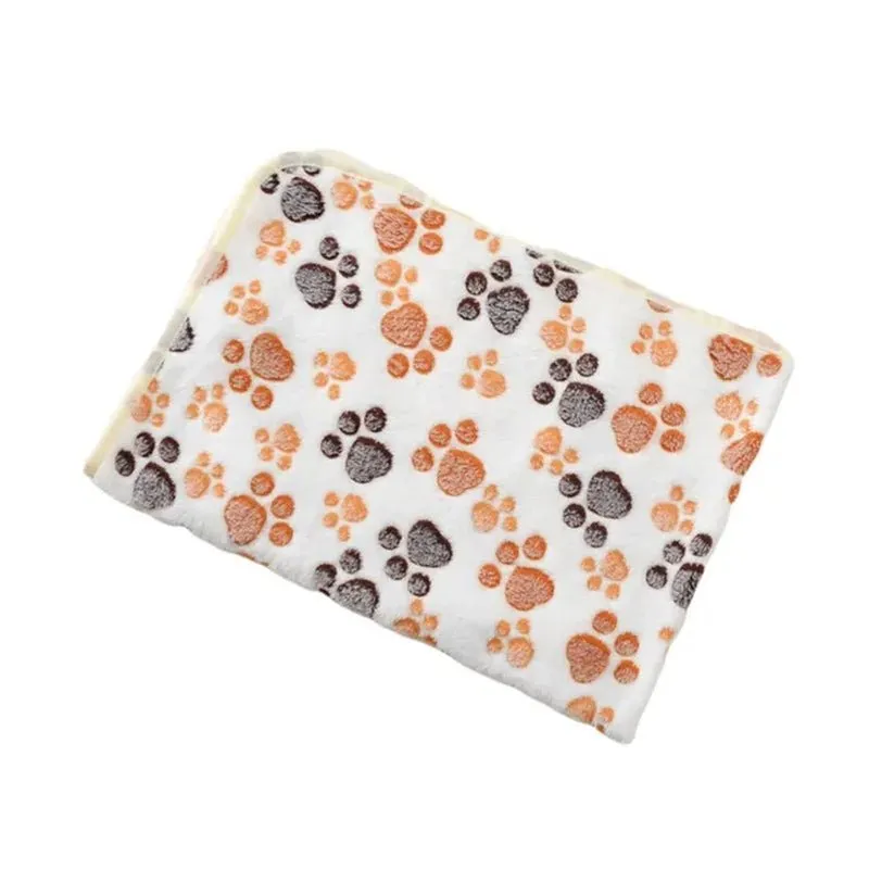Warm Soft Pet Blanket: Plush Sleeping Mat for Dogs and Cats